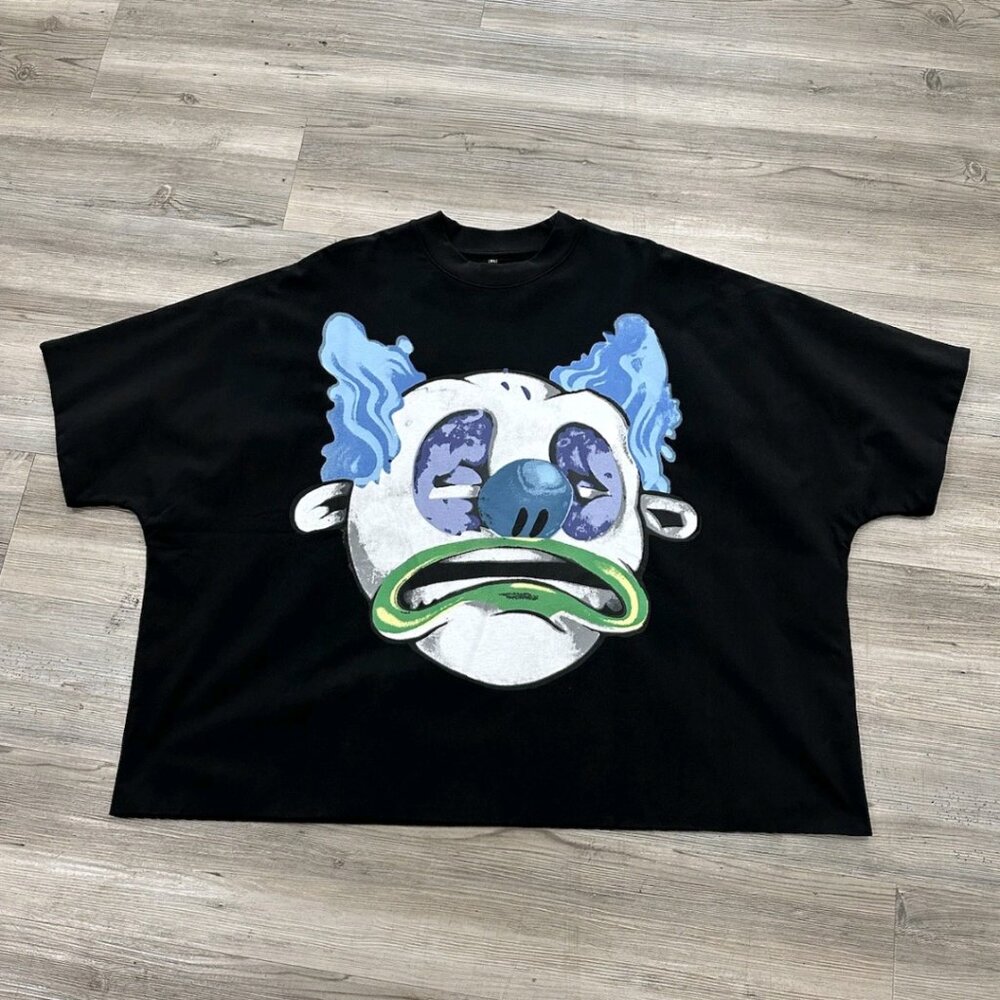 Billionaire Studios "Bloo Frown" Tee Size Medium‎ in Black New With Tags